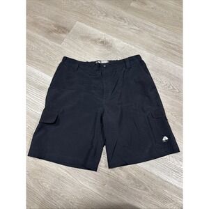 Vtg Nike ACG Cargo shorts Mens M Black all conditions gear inseam 9